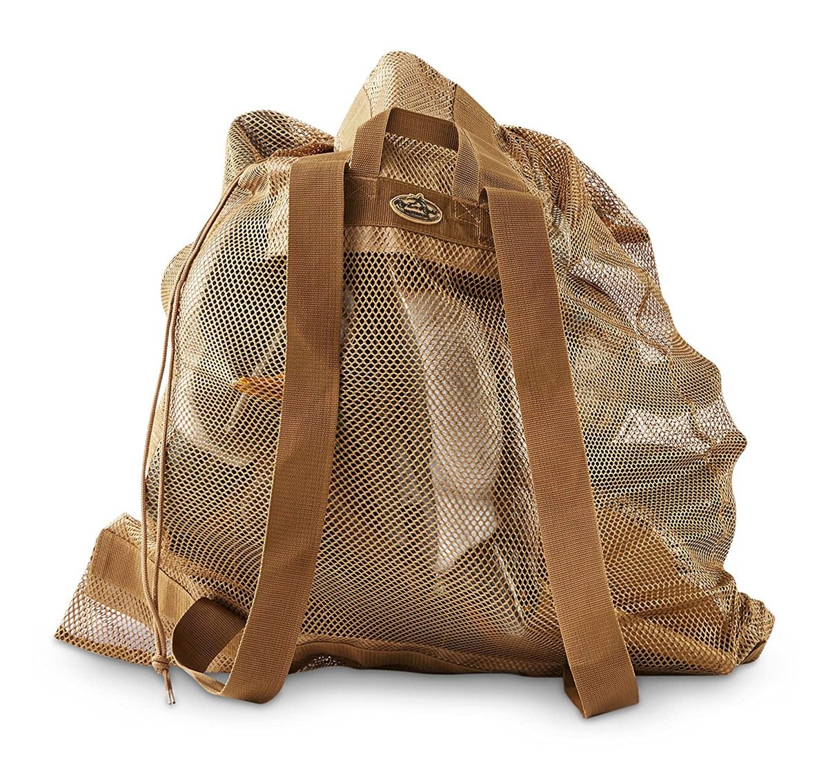 Rig Em Waterfowl Top Dog Mesh Decoy Bag with Shoulder Straps, Cinch and Mor