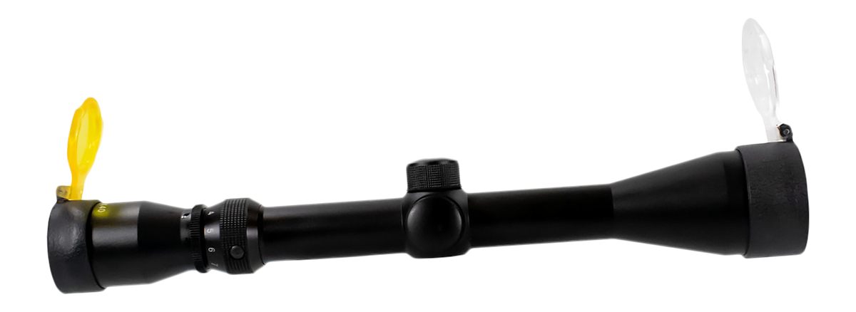 AIM SPORTS 3-9X40 P4 Sniper Scope with Flip-Up Lens and Rings
