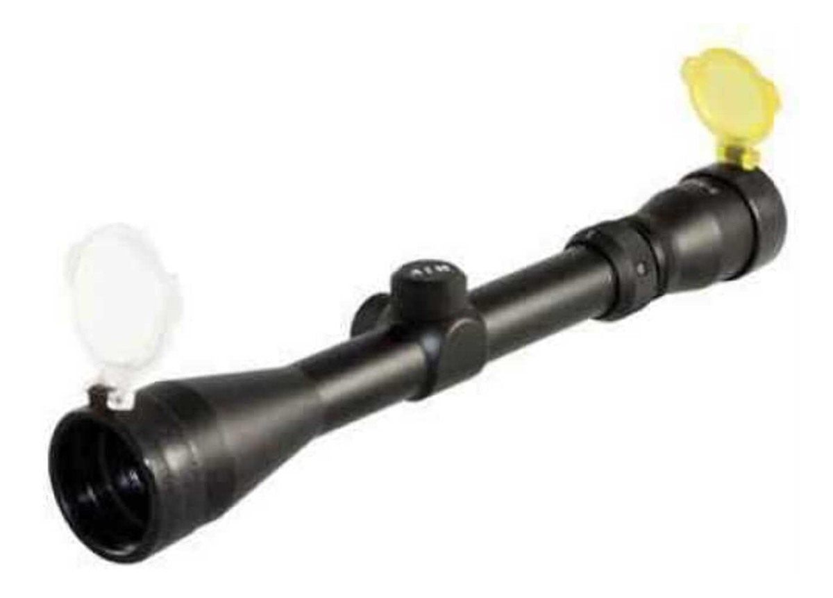 AIM SPORTS 3-9X40 P4 Sniper Scope with Flip-Up Lens and Rings view 2