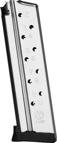 Metalform Magazines 1911 Govt. 9MM 10RD S/S Removable Base