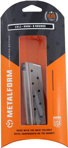 Metalform Magazines 1911 Govt. 9MM 9RD S/S