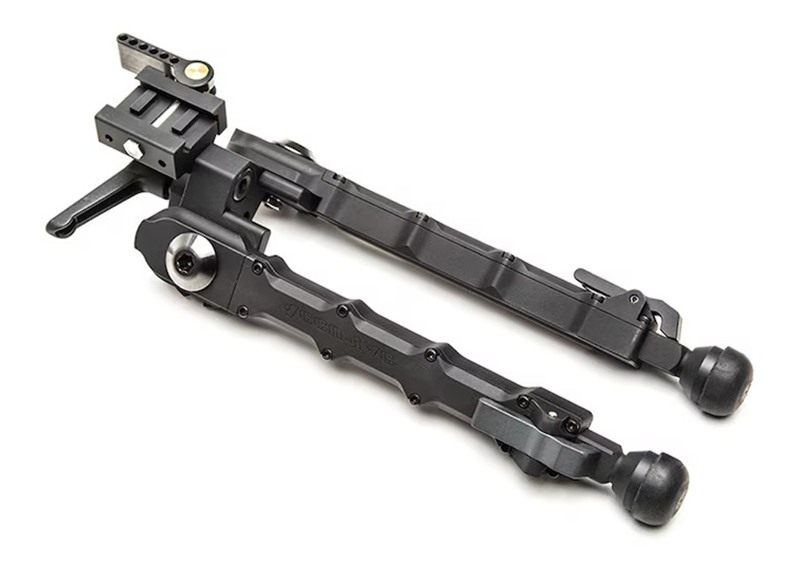 Accu Tac SRBG200 G2 Bipod 6.25in-10.75in Adjustment Black Hardcoat Anodized view 2