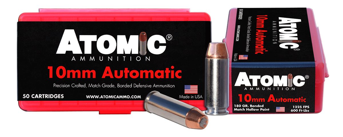 Atomic Ammunition 00432 Pistol Precision Craft 10mmAuto 180gr Bonded Match