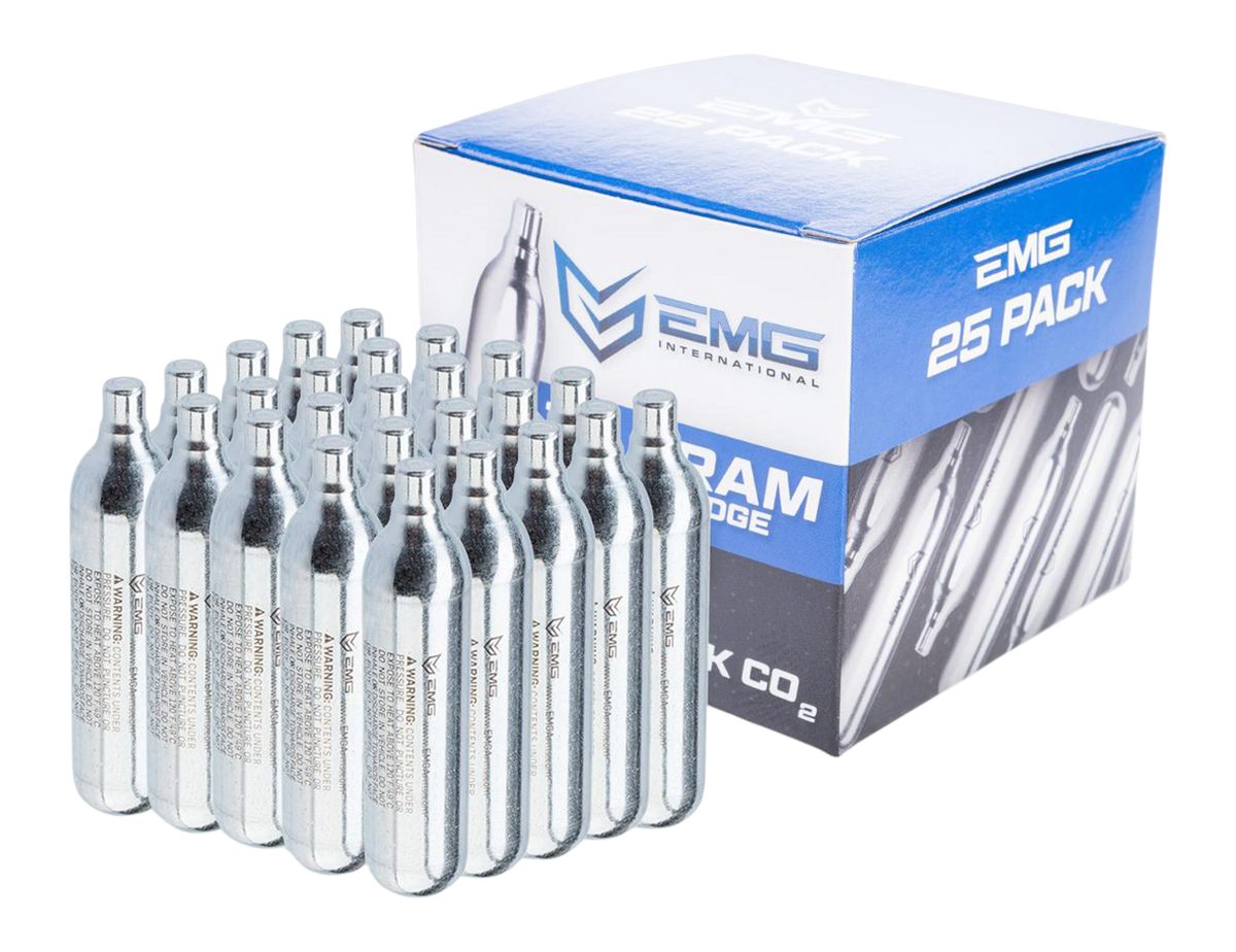 Soft Air Usa 13975 Emg 12 Gram Co2 Cartridge 25 Count
