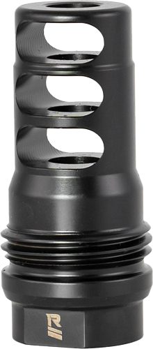 Rugged Suppressor MB001 3 Port Brake Black with 5/8in-24 tpi Threads 2.16in view 4