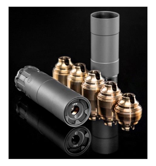 Rugged Suppressors Obsidian9 Adapt Modular Direct Thread 9mm Luger Black