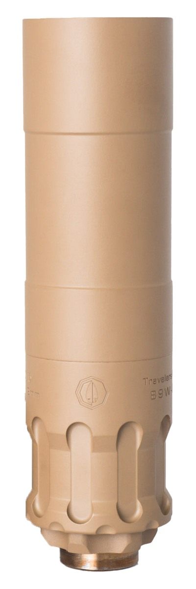 Rugged Suppressors Obsidian9 Adapt Modular Direct Thread 9mm Luger - FDE
