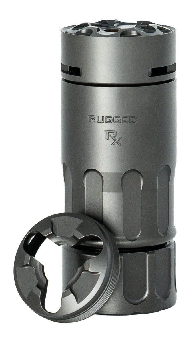 Rugged Suppressors RX001 Blast Diverter/Brake Black Nitride Stainless Steel