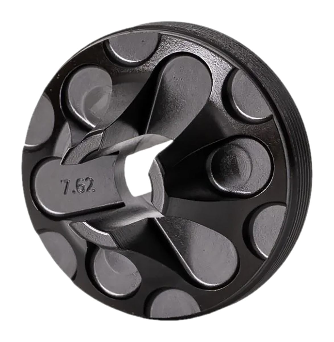 Rugged Suppressors FC006 Flash Hider Front Cap 7.62mm, Black Steel for Some