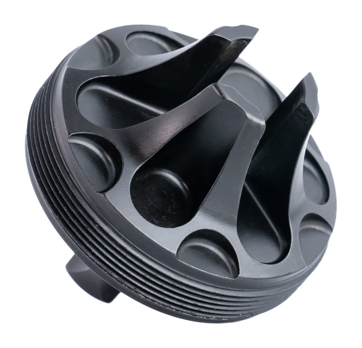 Rugged Suppressors FC007 Flash Hider Front Cap 5.56mm, Black Steel view 2