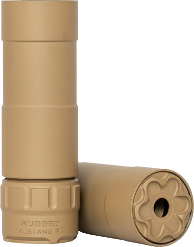 Rugged Suppressors Mustang 22 FDE Adapt Modular Tech. Direct Thread
