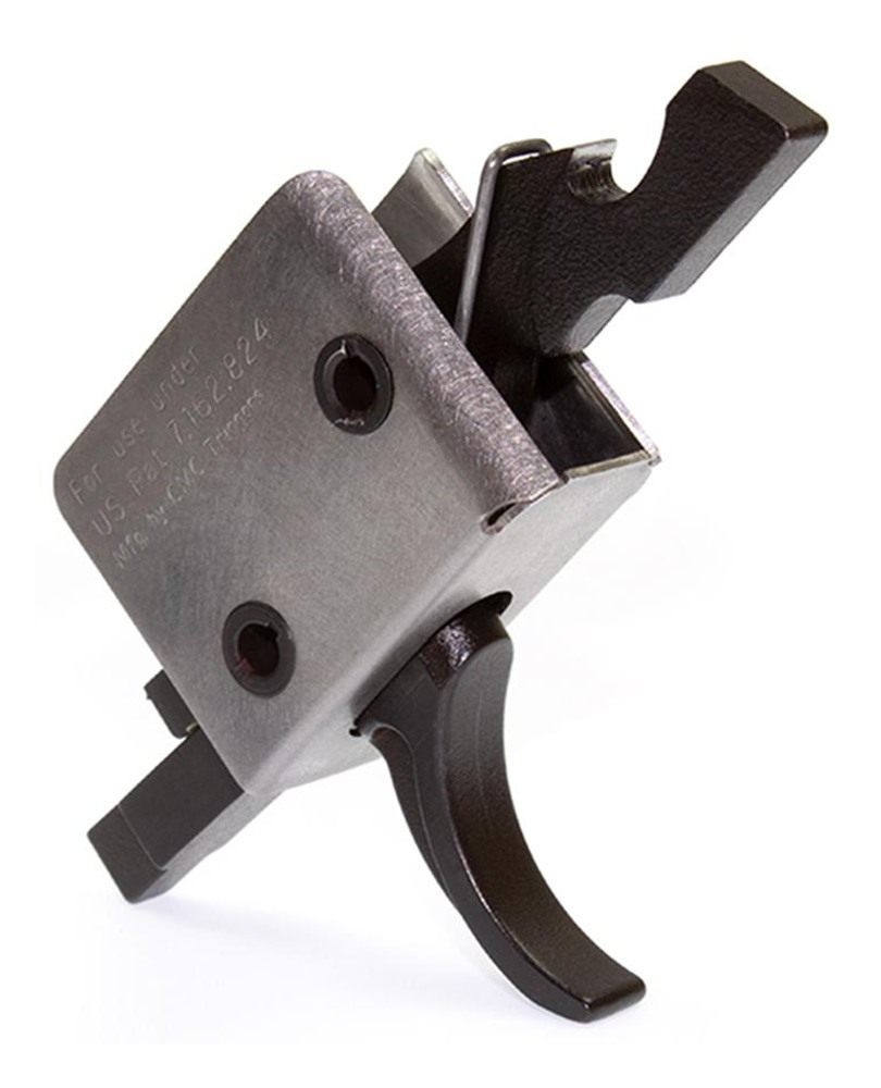 CMC Triggers AR-15/10 Single Stage Curved 2.5 lb Small Pin Black view 2