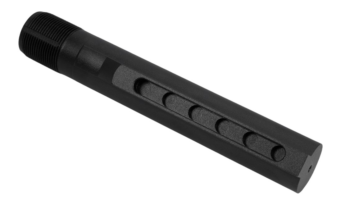 CMC Triggers 81626 Carbine Buffer Tube Kit Mil-Spec 6 Position AR-15 Black