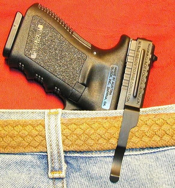 Sklyine Toolworks Clipdraw Spring Steel Belt Black Glock 20/21/29/30/37/38/