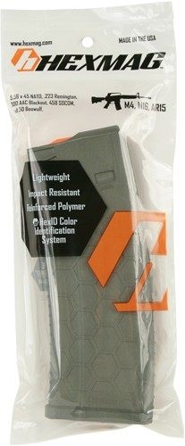 HEXMAG MAGAZINE AR-15 5.56X45 15RD OD GREEN POLYMER SERIES 2 view 2