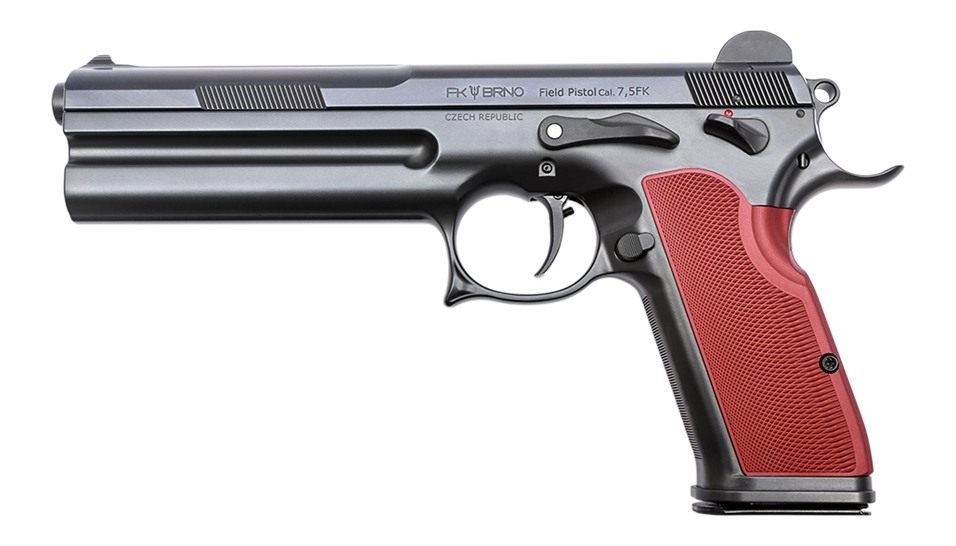 FK Brno 7.5 Field 15+1 6in Steel W/2 Mags Black