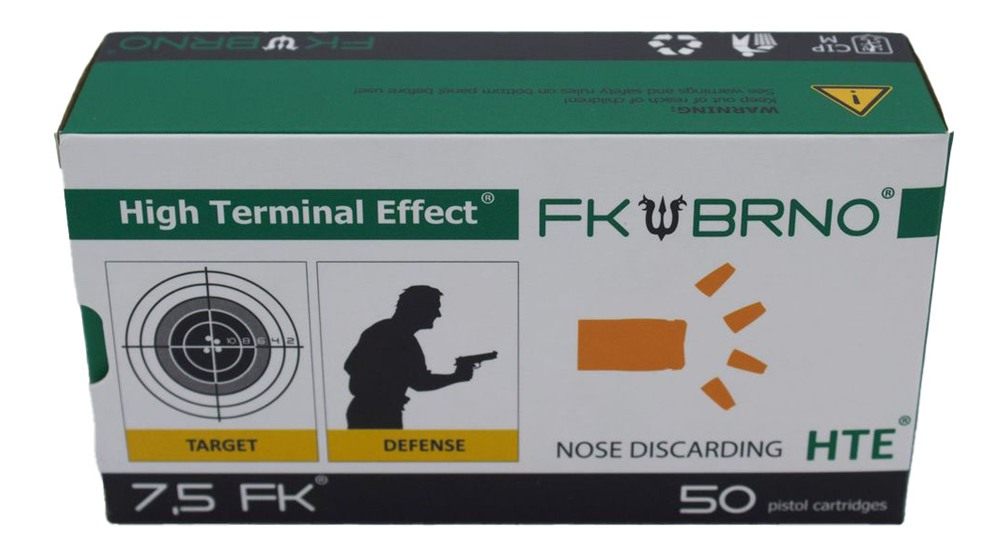 FK Brno US F5 7.5FK 95gr Copper Hollow Point 50 Per Box/12 Case view 2