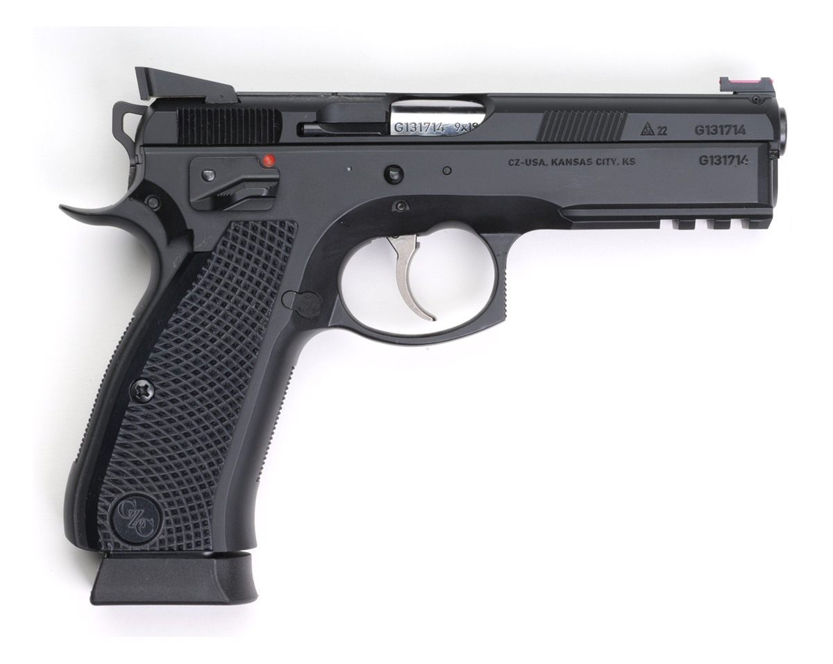CZ CUSTOM SP-01 SHADOW 9MM FS 19-SHOT BLACK POLYCOTE FINISH