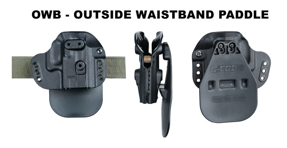 G Code Paradigm Universal Fit Holster for Small/Medium Frames Black Ambi view 4