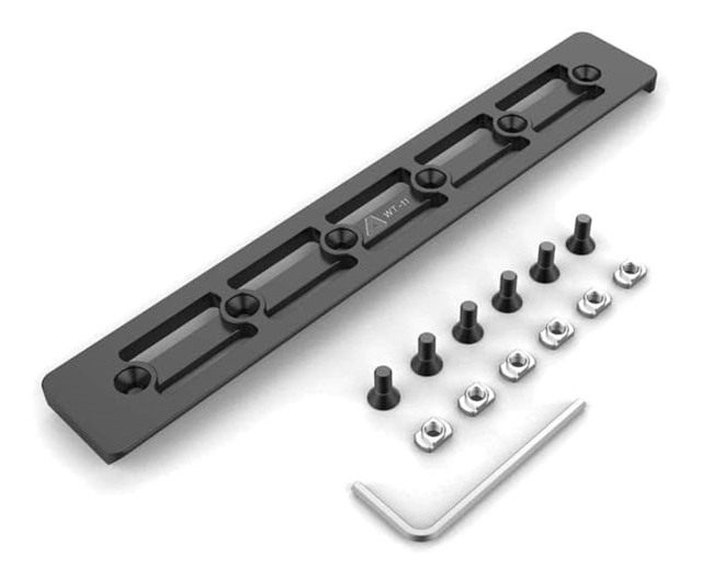 Warrior Tripods Mloc 9.5in Arca Plate, Aluminum, WT-11
