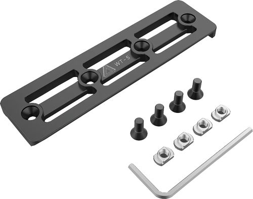 Warrior Tripods Mloc 5in Arca Plate, Aluminum, WT-5 view 2
