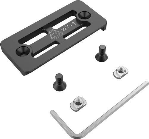 Warrior Tripods Mloc 3in Arca Plate, Aluminum, WT-3 view 2