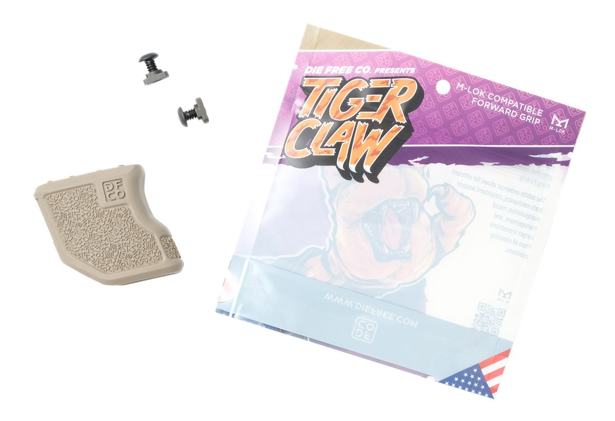 Die Free Co Tcmlokfde Tiger Claw Flat Dark Earth Nylon