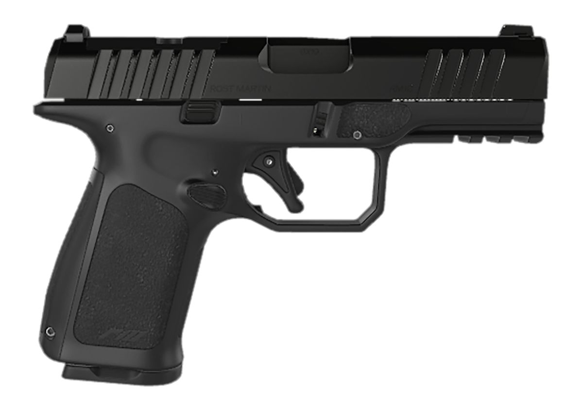 Rost Martin RM1CBLKOSP15 9mm Luger 15+1 4in Black Match Grade Barrel, Tenif