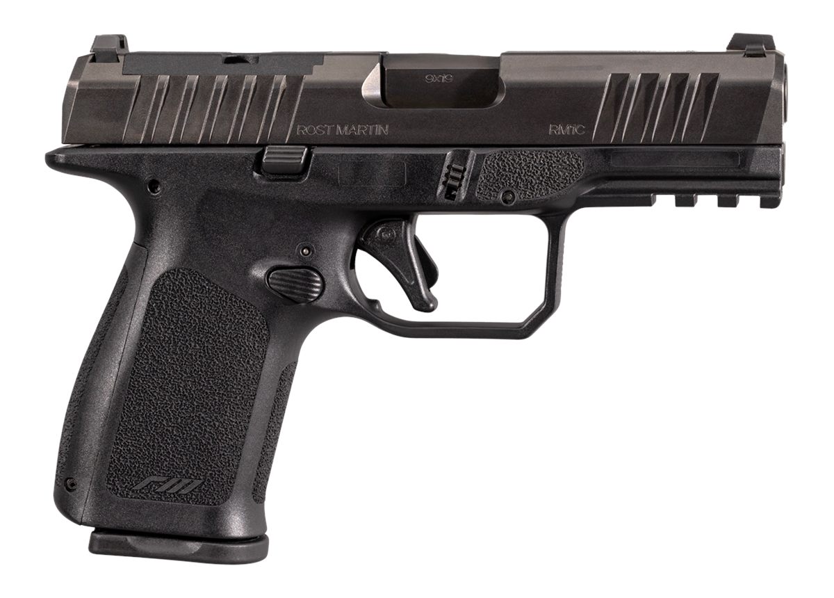 Rost Martin RM1CBLKOSP10CA CA Compliant 9mm Luger 10+1 4in Black Compensate