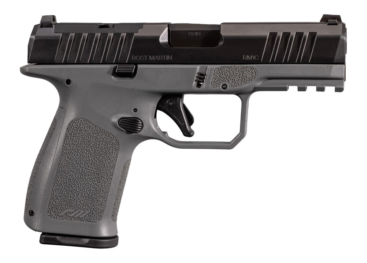 Rost Martin RM1C Handgun 9mm Luger 10rd (2) Magazines 4in Barrel Grey Optic