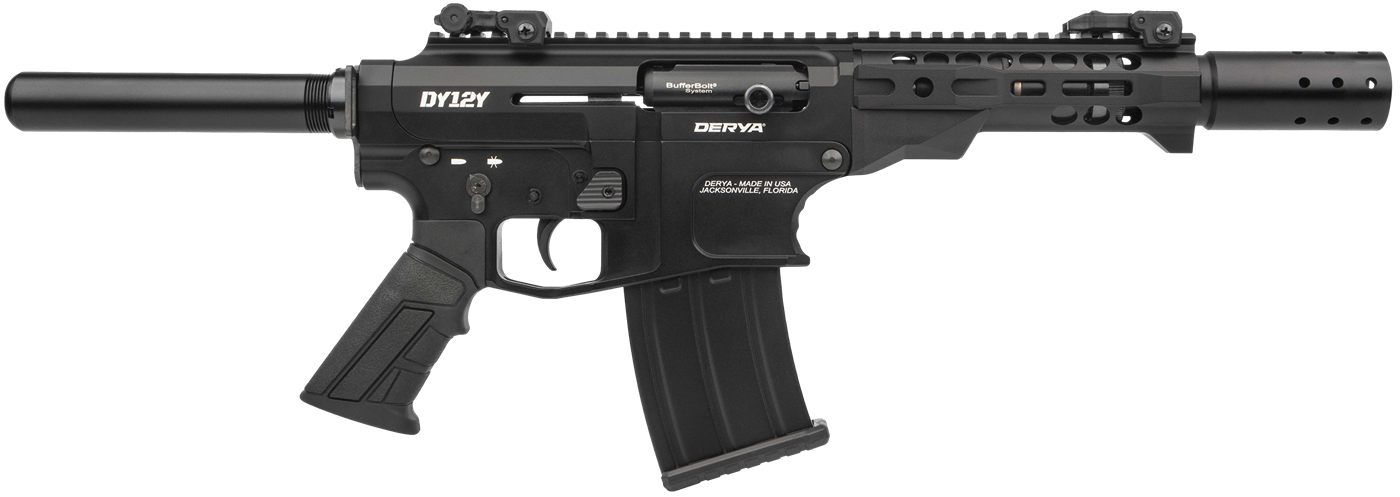 Derya Arms Firearms DY12Y11US Namlu 12 Gauge Semi-Auto 3in 5+1 11in Black M