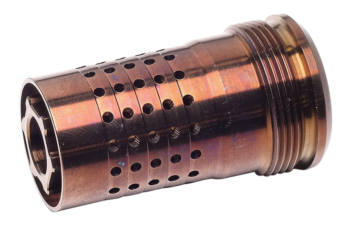 Q CB5824 Cherry Bomb 30 Cal (7.62mm) Copper 17-4 Stainless Steel with 5/8in view 2
