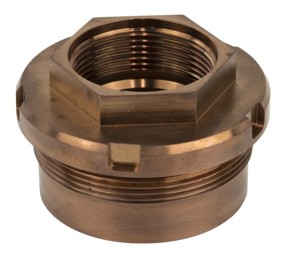 Q Planbomega Omega 1.375inx24 Suppressor Tube tpi, 17-4 Copper Stainless St