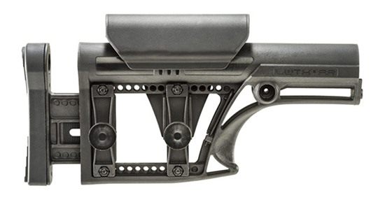 Luth AR MBA-1 Buttstock Black Fits Rifle 10.50in OAL Ambidextrous view 2