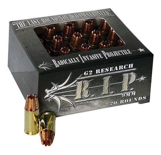 G2 Research G00000 R.I.P 9mmLuger 92gr Fracturing Hollow Point 20 Per Box/2 view 2
