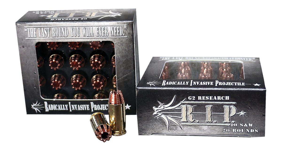 G2 Research G00003 R.I.P 40S W 115gr Fracturing Hollow Point 20 Per Box/25