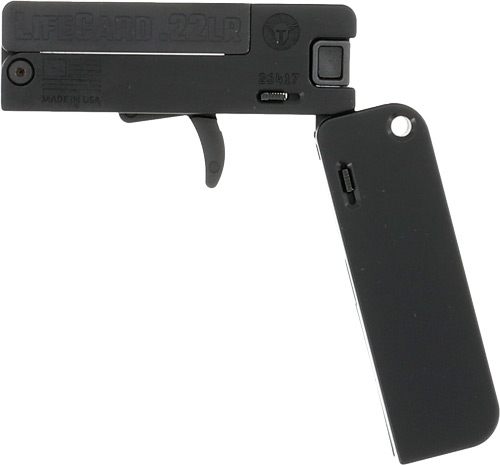 Trailblazer Firearms LifeCard Handgun .22LR Single Action 2 1/2in Barrel Bl view 3