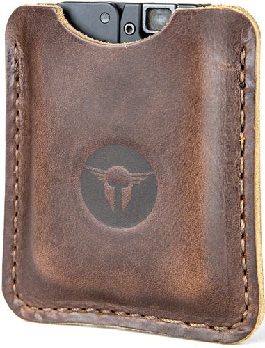 Trailblazer Firearms Lifecard Leather Sleeve Dark LS-DB view 2