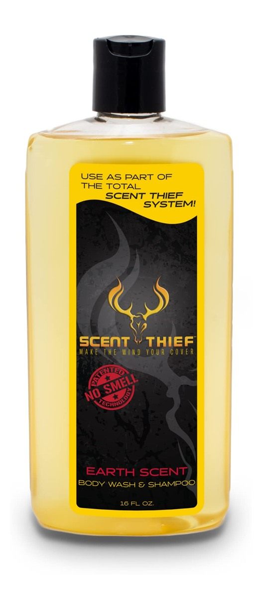 Scent Thief Deer Hunting Accessories 16oz Body Wash Shampoo for Field and R
