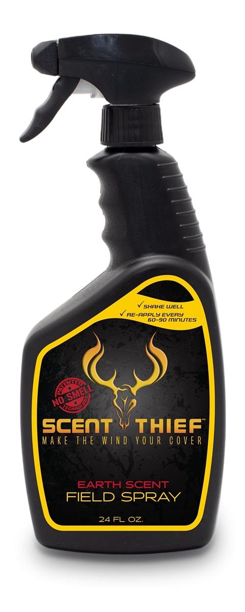 Scent Thief Deer Hunting Accessories 24oz. Field Spray Remover, Acts As A B