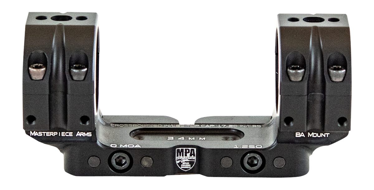 Masterpiece Arms BAMOUNT301125 MPA Bolt Action Mount Black