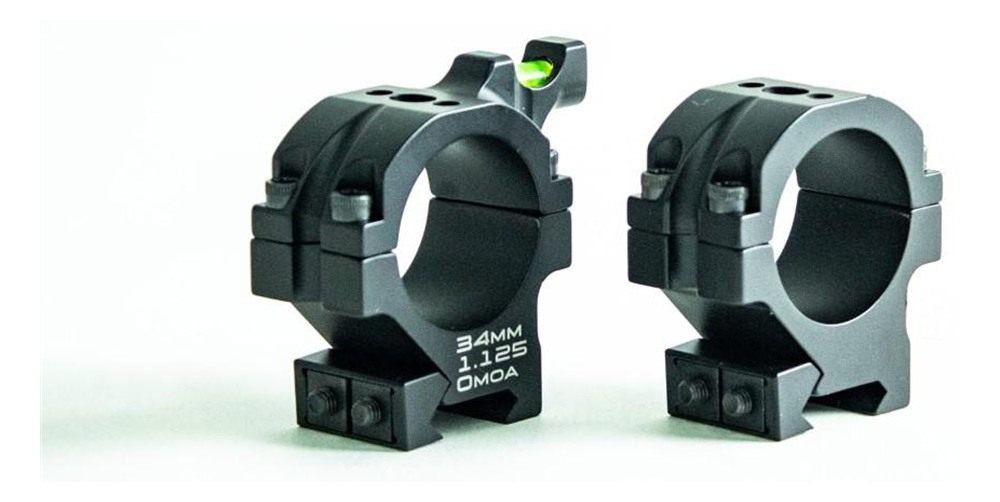 Masterpiece Arms BA Rings 35mm 1.25in Black