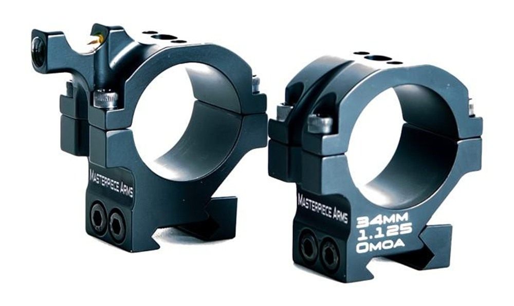Masterpiece Arms BA Rings 35mm 1.25in Black view 2