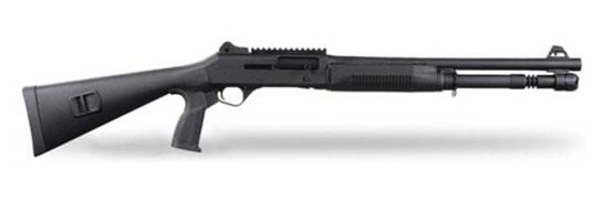 Panzer Arms M4 Tactical 12G 18.5in SA Black Standard Stock