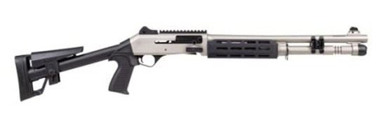 Panzer Arms M4 Speed PRO 12G 18.5in Ported BBL, Marine/Nickel, MLOK HG, 5RD