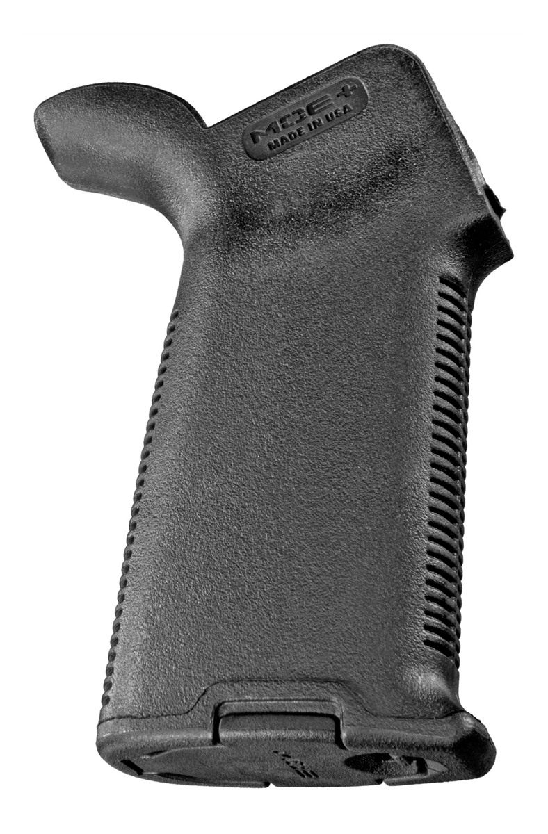 Magpul MAG416BLK MOE+ Grip Black Polymer w/OverMolded Rubber Textured Finis