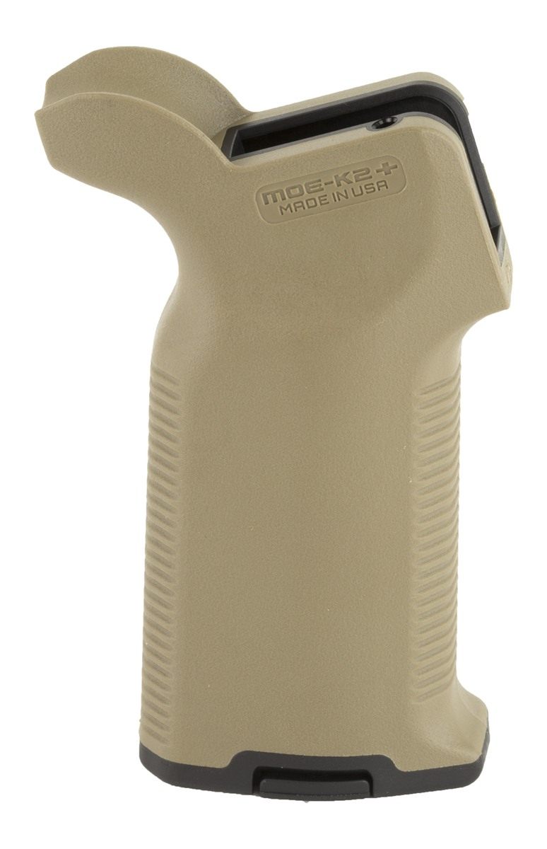 Magpul MAG532-FDE MOE-K2+ Grip Flat Dark Earth Polymer with OverMolded Rubb