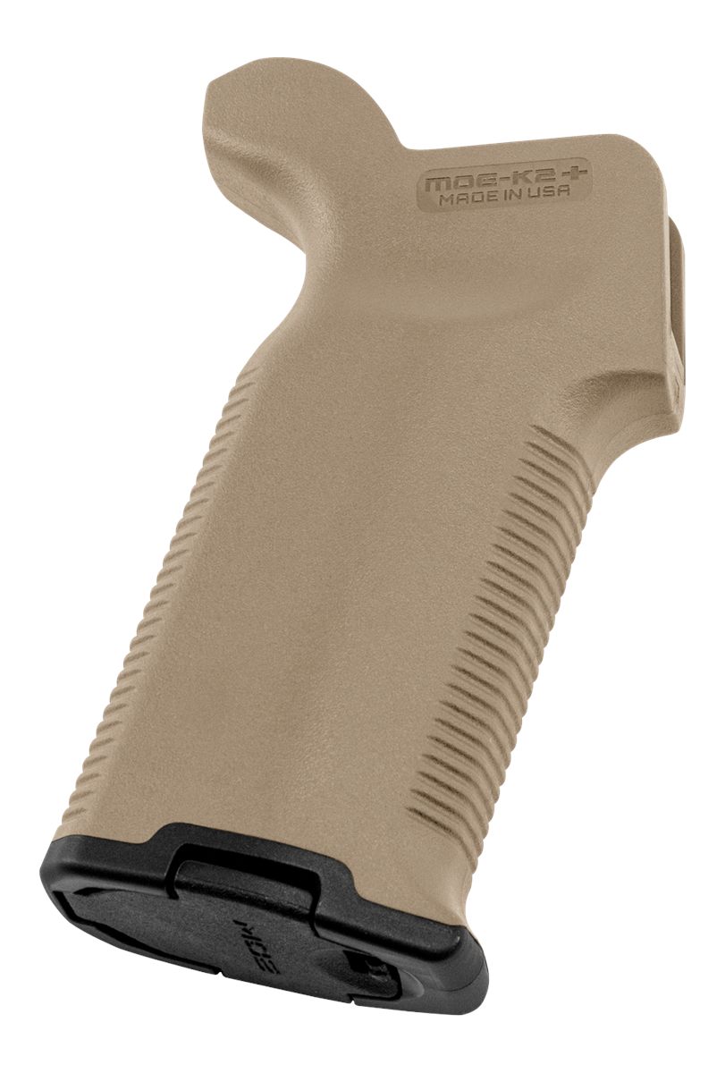 Magpul MAG532-FDE MOE-K2+ Grip Flat Dark Earth Polymer with OverMolded Rubb view 2