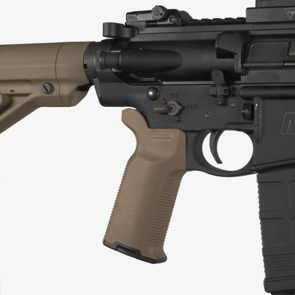 Magpul MAG532-FDE MOE-K2+ Grip Flat Dark Earth Polymer with OverMolded Rubb view 3