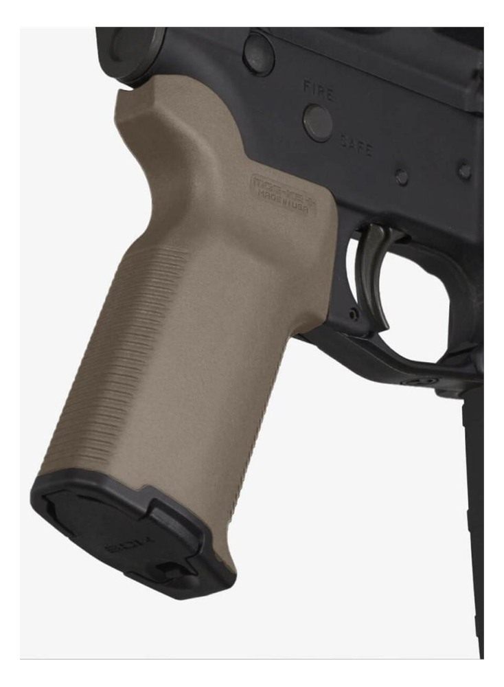 Magpul MAG532-FDE MOE-K2+ Grip Flat Dark Earth Polymer with OverMolded Rubb view 4